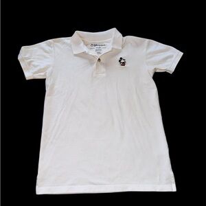 Vintage Mickey Mouse Embroidered Polo T Shirt Adult Size Small